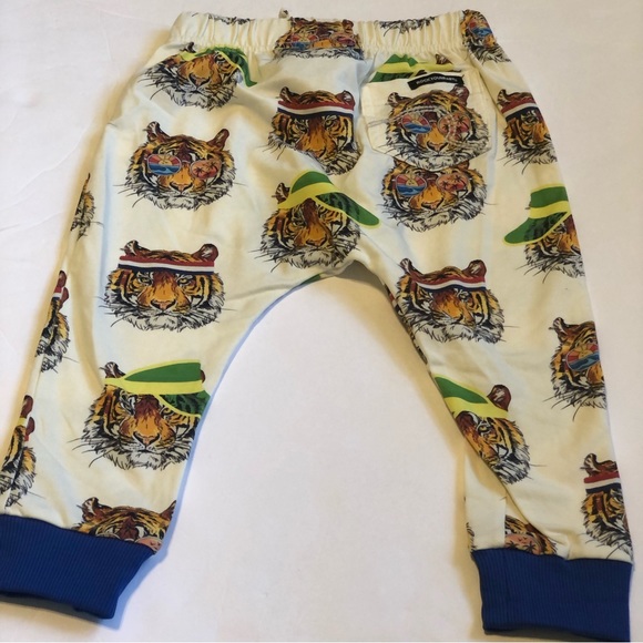 Rock Your Baby Take It Easy Tiger T-Shirt And Retro Tiger Trackpads Size 18-24 M - Picture 13 of 16